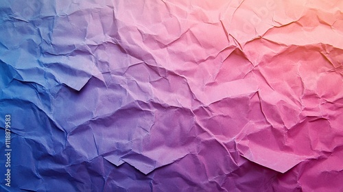Wallpaper Mural Abstract textured background of crumpled paper in vibrant purple, pink, and blue gradient. Torontodigital.ca