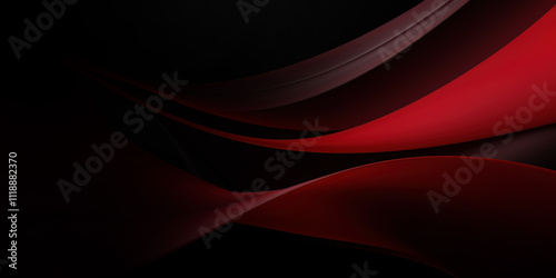Abstract background waves. Black and red abstract background for wallpaper oder business card