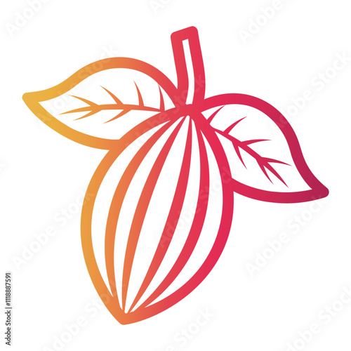 cocoa Line Gradient Icon