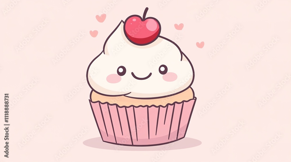 Cute Sweet Cupcake - Adorable and Delightful Treat Cute Sweet Cupcake - Adorable and Delightful Treat
