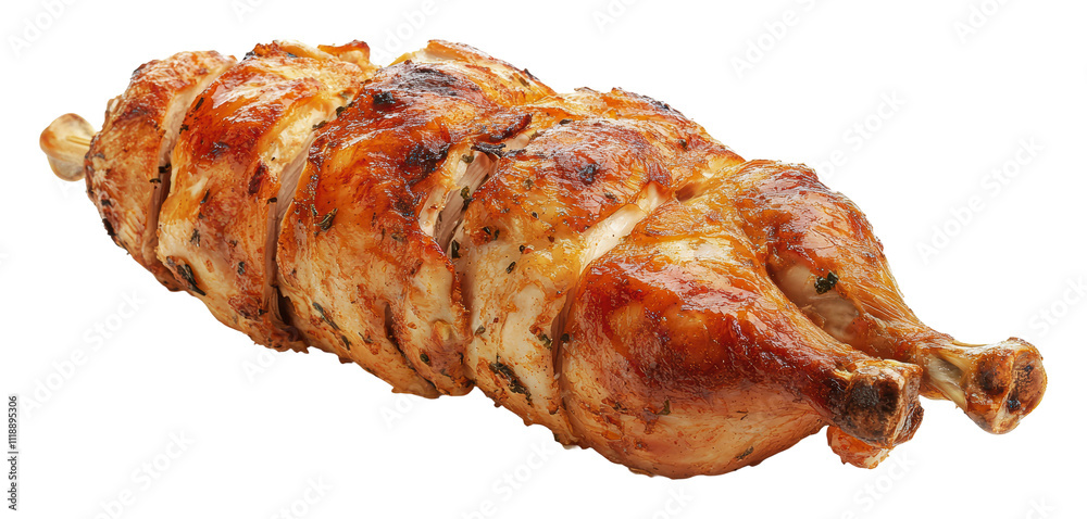 Herb and spice roasted chicken, cut out - stock png. Herb and spice roasted chicken, cut out - stock png.