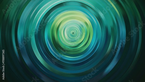 Abstract swirling patterns in shades of green and blue.