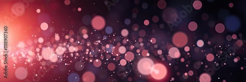 Sparkling particles in slow motion over a dark background glittering dots and tiny sparks, glittering dots, cosmic