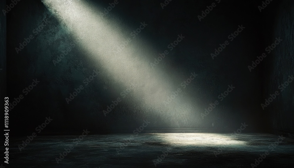 Abstract dark gray textured wall studio room background with spotlight for product display and interior design Abstract dark gray textured wall studio room background with spotlight for product display and interior design