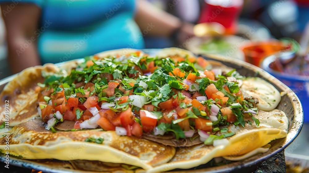 Mexican Pancake, A Tasty and Traditional Delight with Mexican Flair, Ready to Satisfy Your Taste Buds Mexican Pancake, A Tasty and Traditional Delight with Mexican Flair, Ready to Satisfy Your Taste Buds