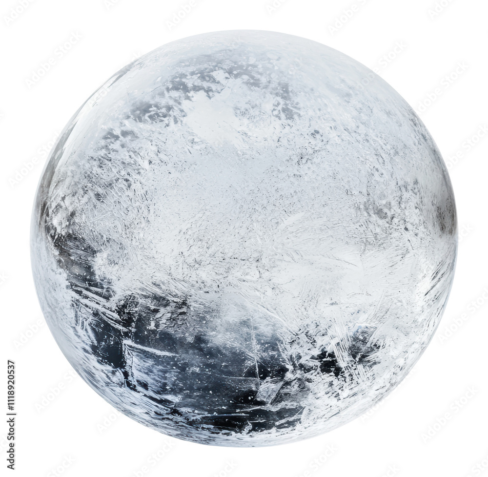 Frozen surface like a distant planet, cut out - stock png. Frozen surface like a distant planet, cut out - stock png.