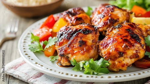 Sweet Hawaiian Crockpot Chicken: Tender, flavorful chicken slow-cooked with a delicious blend of pineapple, soy sauce, and honey.