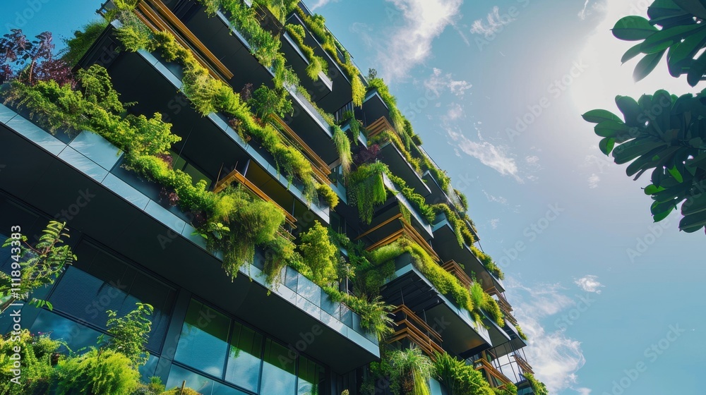 Green Wall: Walls covered with lush plants that help purify the air, provide natural insulation, and create a beautiful, green aesthetic.
Green Wall: Walls covered with lush plants that help purify the air, provide natural insulation, and create a beautiful, green aesthetic.
