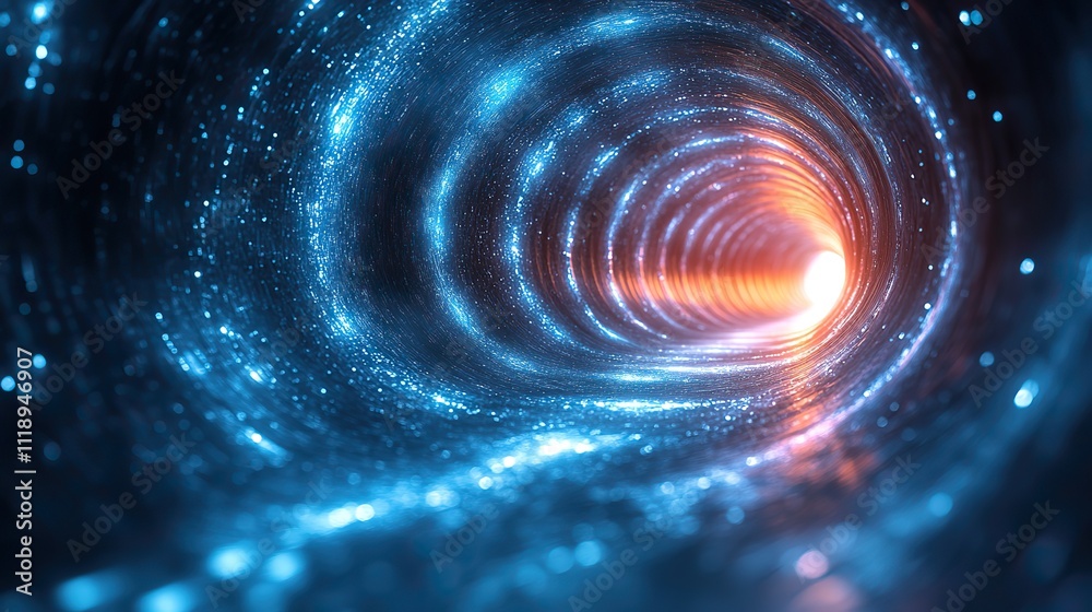 An abstract radial pattern in bluish tones with a motion blur effect An abstract radial pattern in bluish tones with a motion blur effect