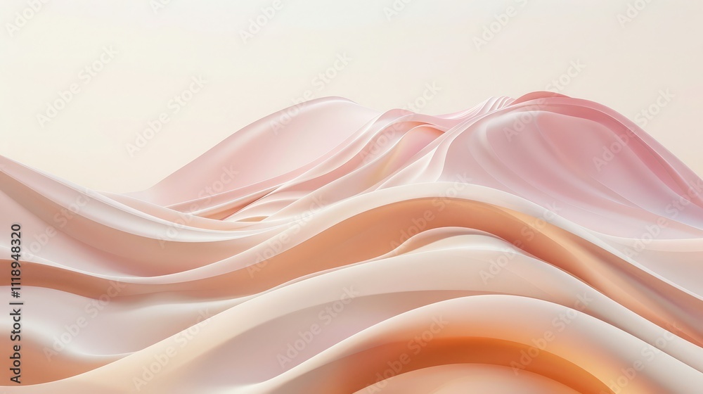 Minimal Abstract Waves: smooth, flowing waves design idea in light colors on a plain background. Helps increase the sense of movement. Minimal Abstract Waves: smooth, flowing waves design idea in light colors on a plain background. Helps increase the sense of movement.