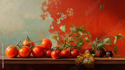 Studio Shot of Tomato photo