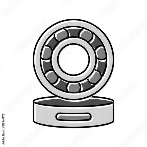 bearings skate sport color icon vector. bearings skate sport sign. isolated symbol illustration