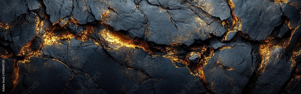 Gold and Black Rock Texture Close-Up Dramatic Lighting Gold and Black Rock Texture Close-Up Dramatic Lighting
