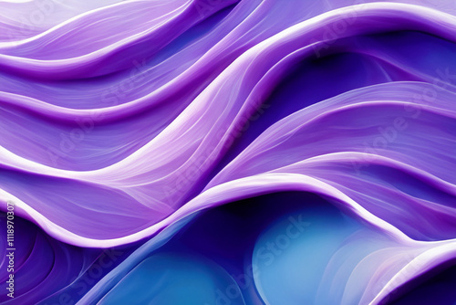 Soft and Dynamic Purple Waves in Motion