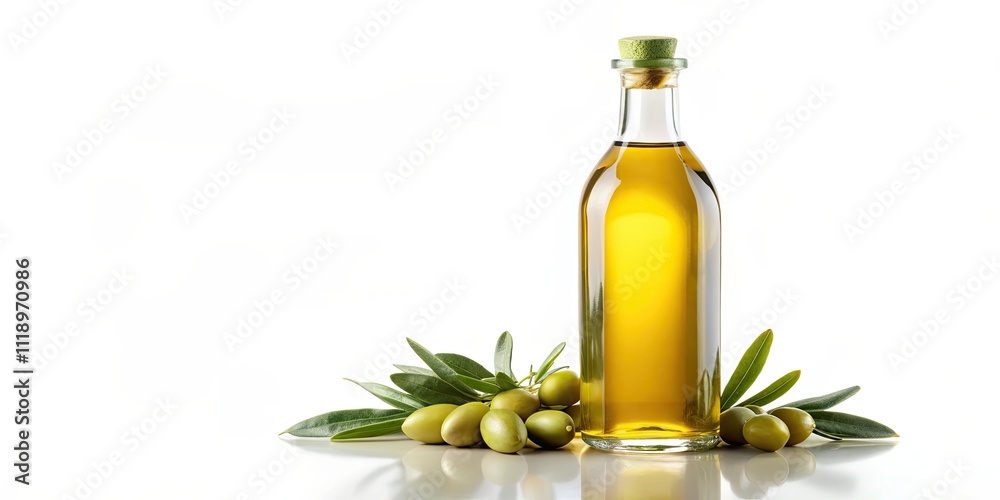 Bottle of olive oil isolated on white background, olive oil, glass bottle, food, cooking, ingredient, healthy, organic Bottle of olive oil isolated on white background, olive oil, glass bottle, food, cooking, ingredient, healthy, organic
