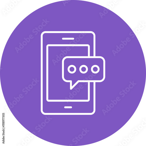 Mobile Chat Icon