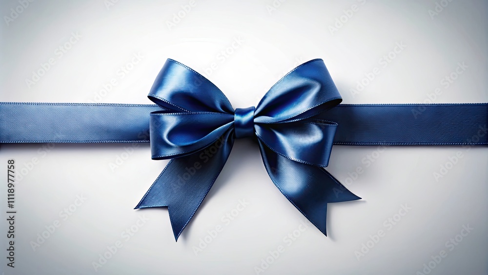 Elegant dark blue ribbon with bow on background, elegant, dark blue, ribbon, bow, gift, celebration, decoration, holiday Elegant dark blue ribbon with bow on background, elegant, dark blue, ribbon, bow, gift, celebration, decoration, holiday