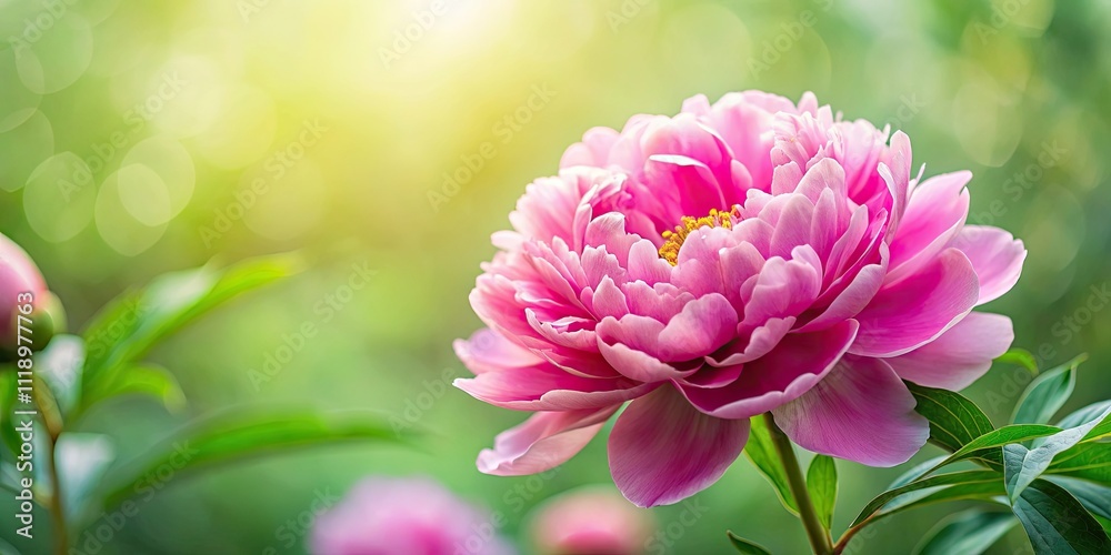 Beautiful closeup of a pink peony flower with blurred background, pink, peony, flower, closeup, beautiful, soft, delicate, romantic
