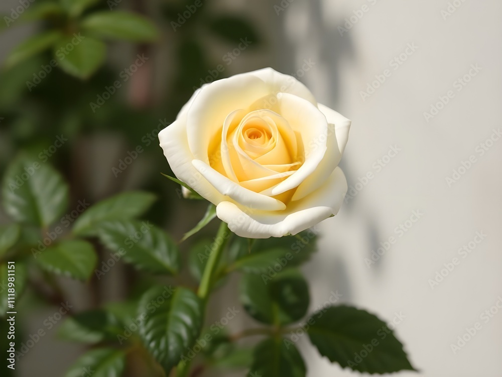 Fototapeta premium white rose 