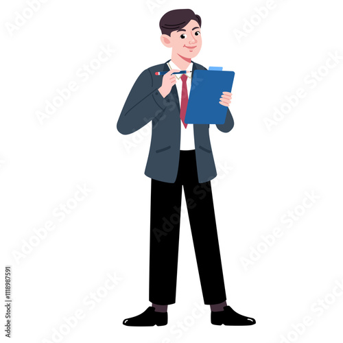 Business Report Illustration