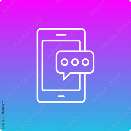 Mobile Chat Icon