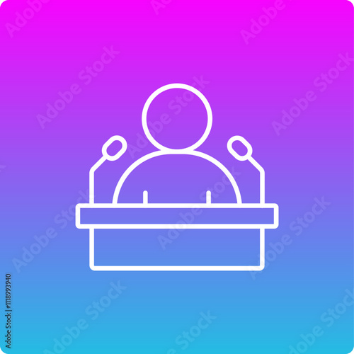 Press Conference Icon