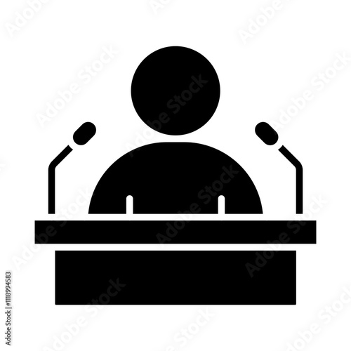 Press Conference Icon