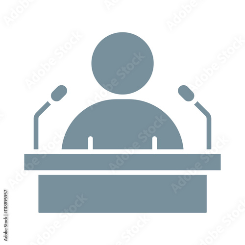 Press Conference Icon