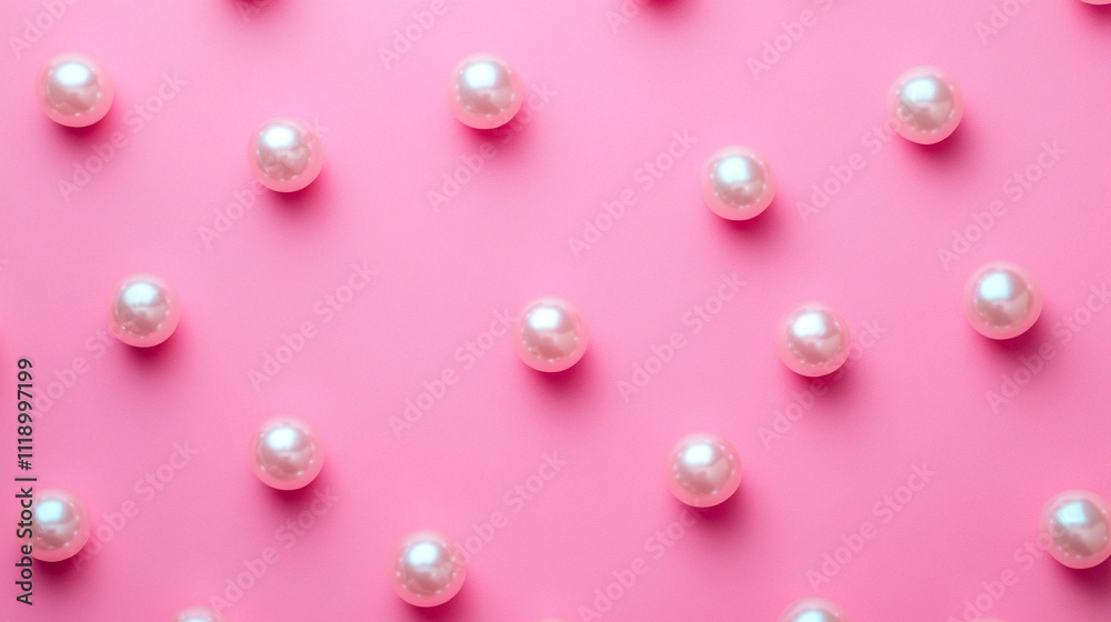 Soft and elegant pink pearls scattered on a smooth surface with a top-down view evoking feelings of luxury, femininity, and tranquility Soft and elegant pink pearls scattered on a smooth surface with a top-down view evoking feelings of luxury, femininity, and tranquility