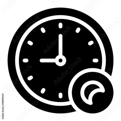 Free Download clock glyph icon - GFXLoad