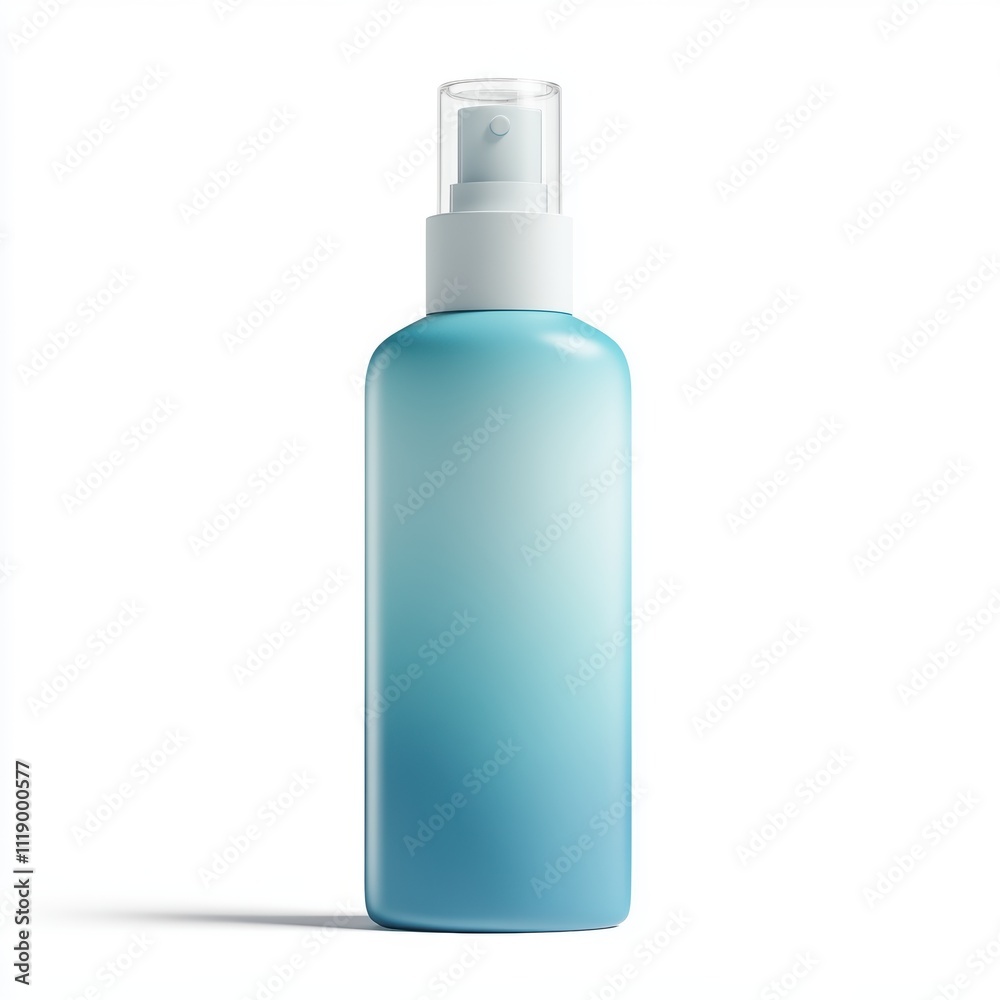 A cooling facial mist spray bottle with a frosted finish, isolated on white background, representing hydration and elegance, perfect for summer-themed marketing, skincare tutorials A cooling facial mist spray bottle with a frosted finish, isolated on white background, representing hydration and elegance, perfect for summer-themed marketing, skincare tutorials