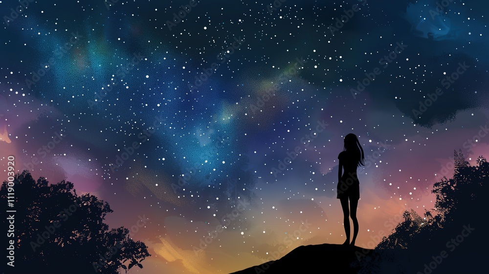 Fototapeta premium Black Astronomy Beautiful Physics Starry