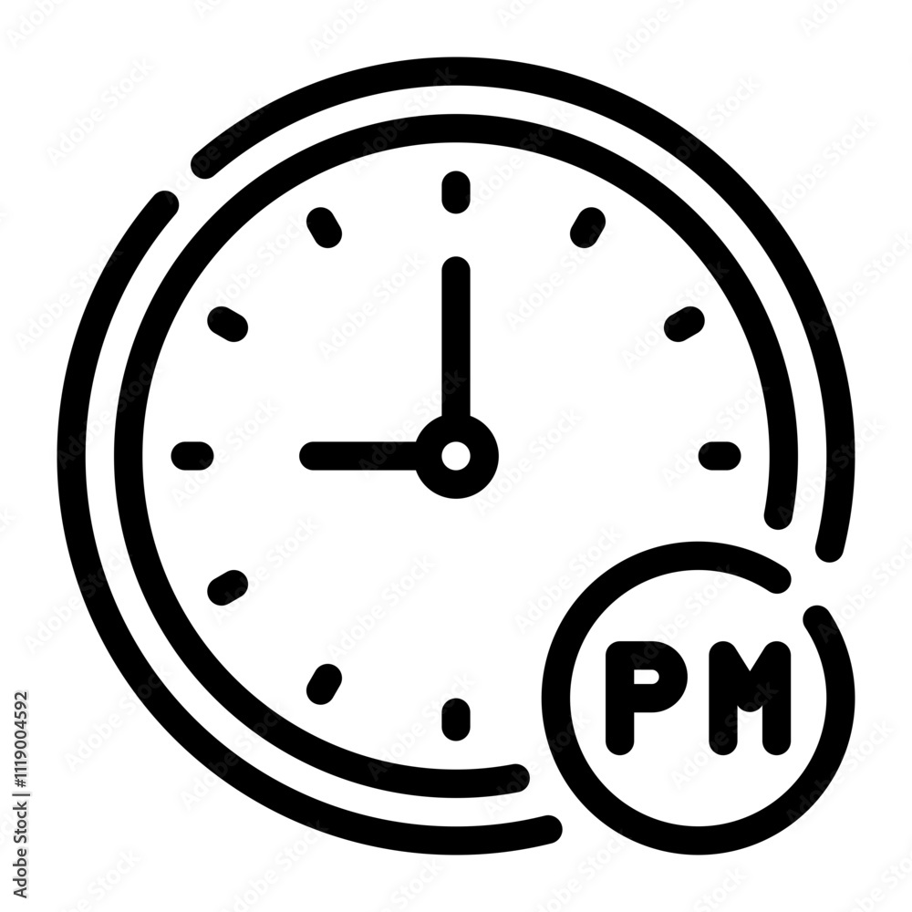 clock line icon clock line icon