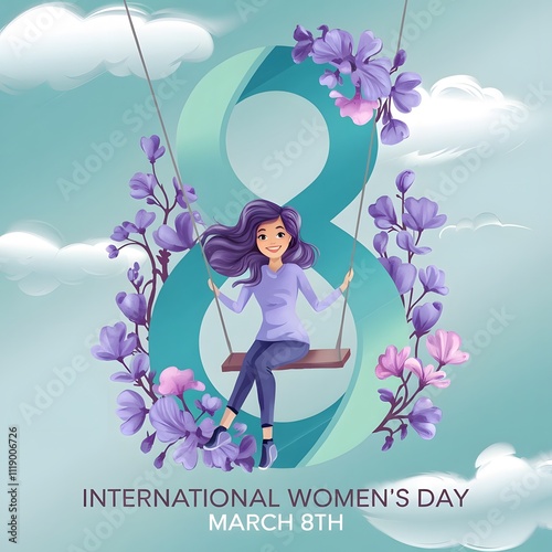 International Women's Day 8th March Social Media Banner