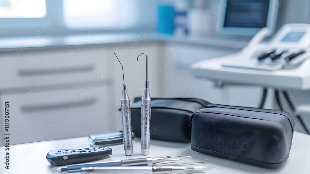 Advanced eye examination equipment setup in modern clinic. Precision tools for comprehensive vision assessment and diagnostics. Advanced eye examination equipment setup in modern clinic. Precision tools for comprehensive vision assessment and diagnostics.