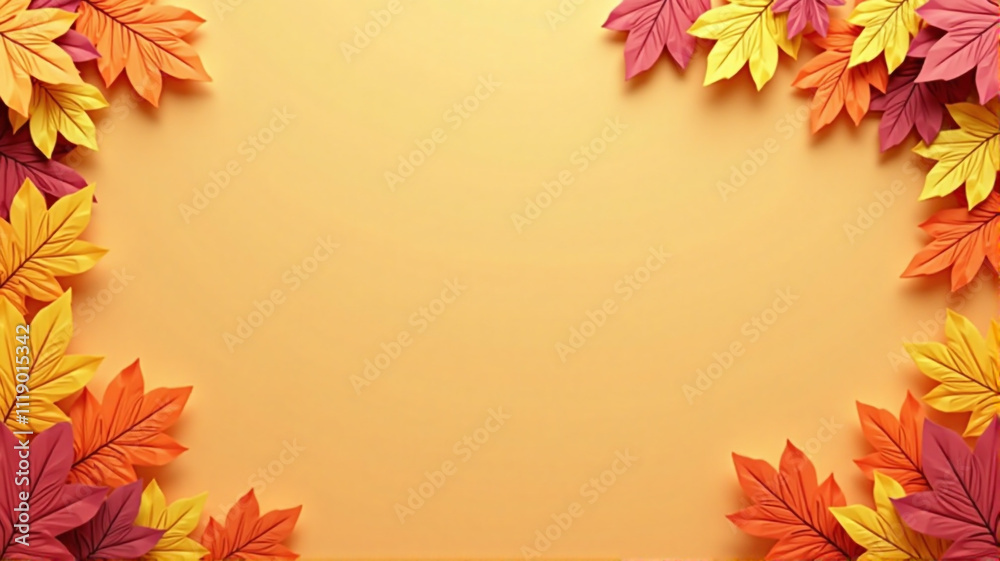autumn leaves frame autumn leaves frame