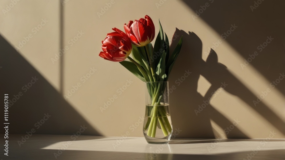 Sunlit Tulips Sunlit Tulips