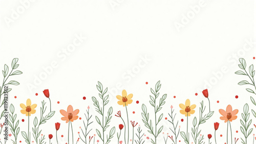 spring flowers background