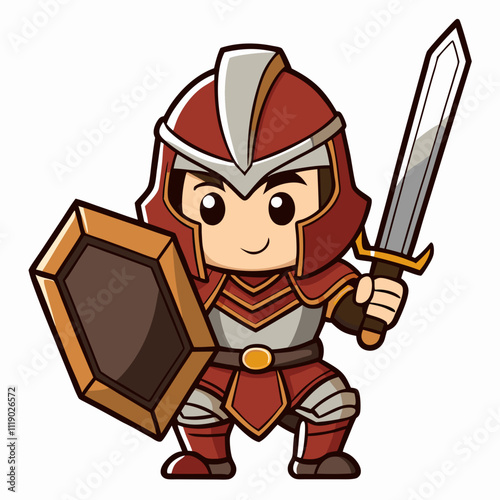 knight with sword
