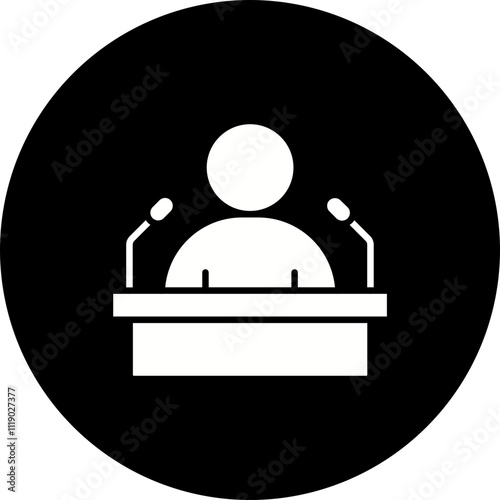 Press Conference Icon