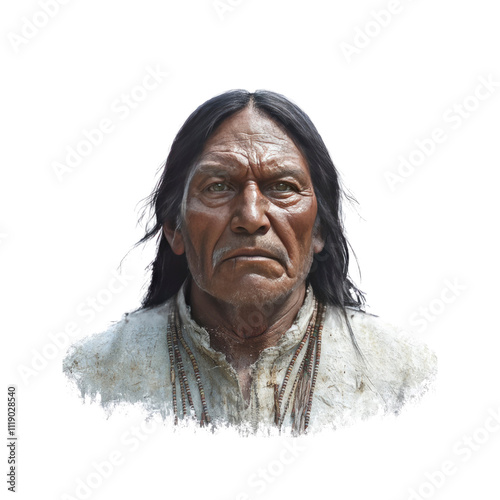 Portrait of a Native American Elder