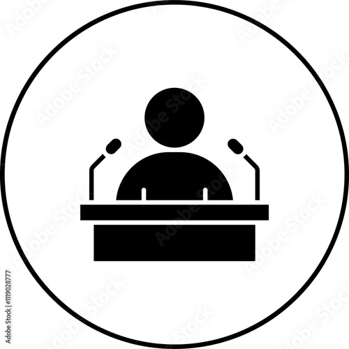 Press Conference Icon