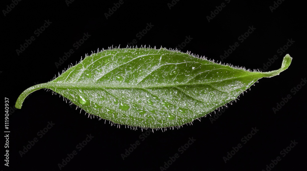 Glandular Hairs Butterwort Leaf Macro Photography Glandular Hairs Butterwort Leaf Macro Photography