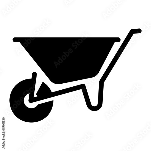 wheelbarrow Solid icon