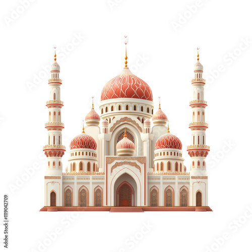 Majestic Islamic Mosque - Architectural Wonder of Islamic Culture