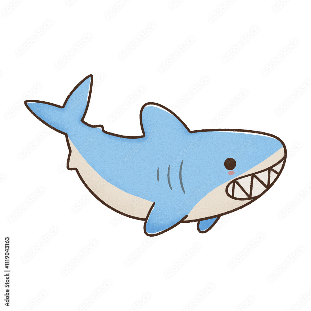 Obraz premium shark cartoon