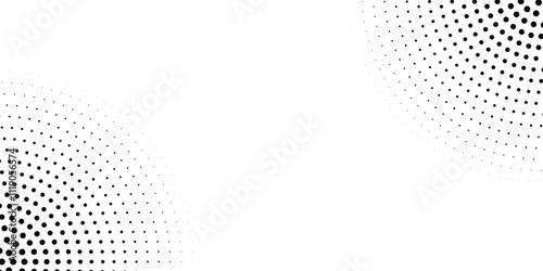 Basic halftone dots effect in black and white color. Halftone effect. Dot halftone. Black white halftone. VECTOR ILUSTRATION