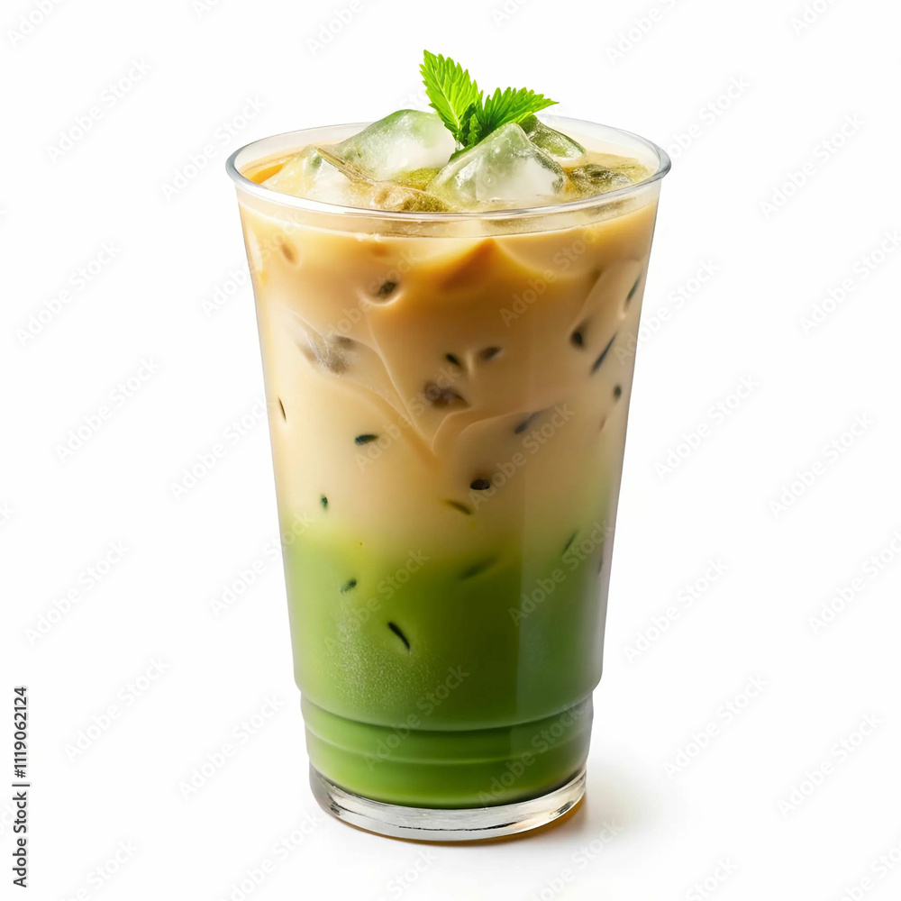 Iced espresso green tea, a refreshing fusion of bold espresso Iced espresso green tea, a refreshing fusion of bold espresso