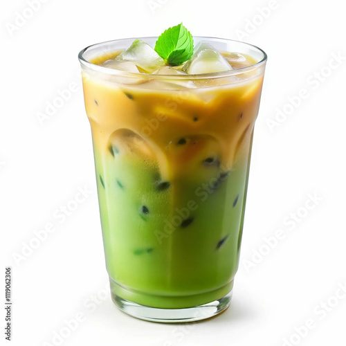 Iced espresso green tea, a refreshing fusion of bold espresso