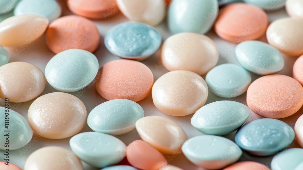 Colorful pastel candy close-up: sweet and vibrant confectionery delight Colorful pastel candy close-up: sweet and vibrant confectionery delight